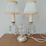 Bohemian glass lamp