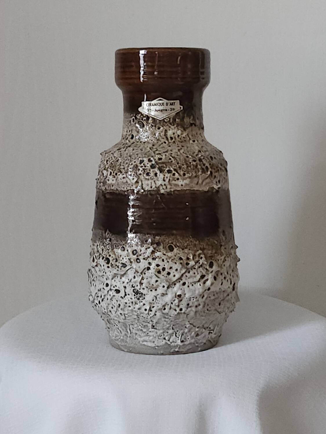 Vase céramique d' art vintage