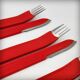 "Casino" cutlery set for 6 people by Sedasco, France, 1970s