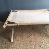 Military camp bed picot