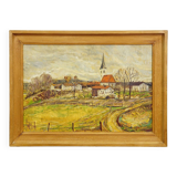 Kirchberg in Tirol, 1978 – Oil painting by Alexander Michael