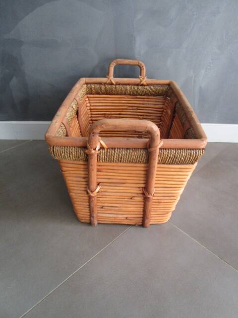 Old wicker basket
