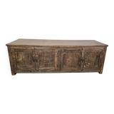 Old low sideboard in Burmese teak