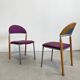 Set of 2 Vintage Dining Chairs Thesis by Wiesner Hager, Austria 1990s