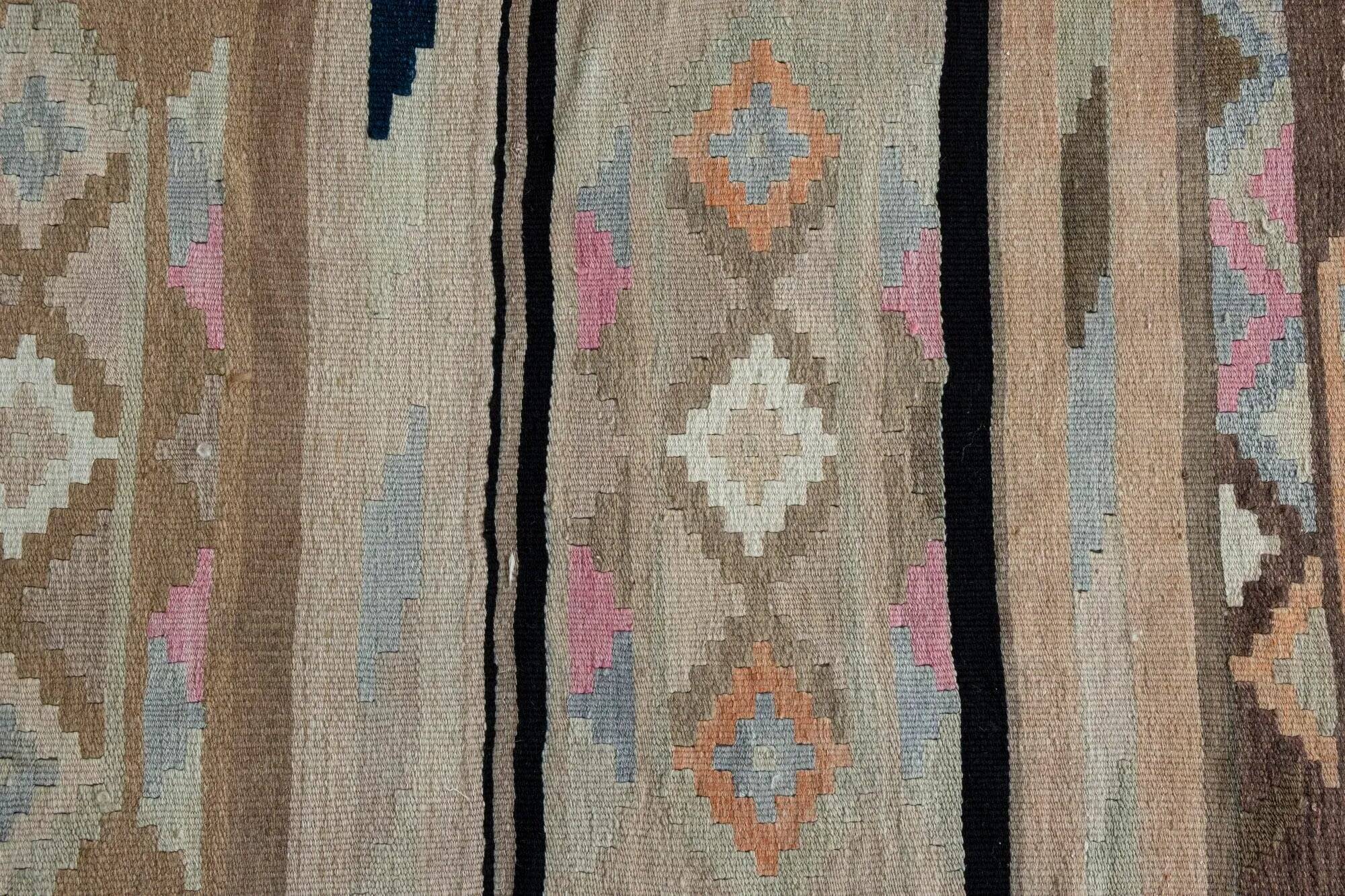 Vintage Turkish hallway rug 70x682 cm