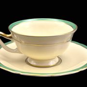 Set of three antique Thomas Bavaria cups – Ivory porcelain