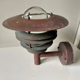 Classic Danish  Outdoor Wall Lamp in Copper