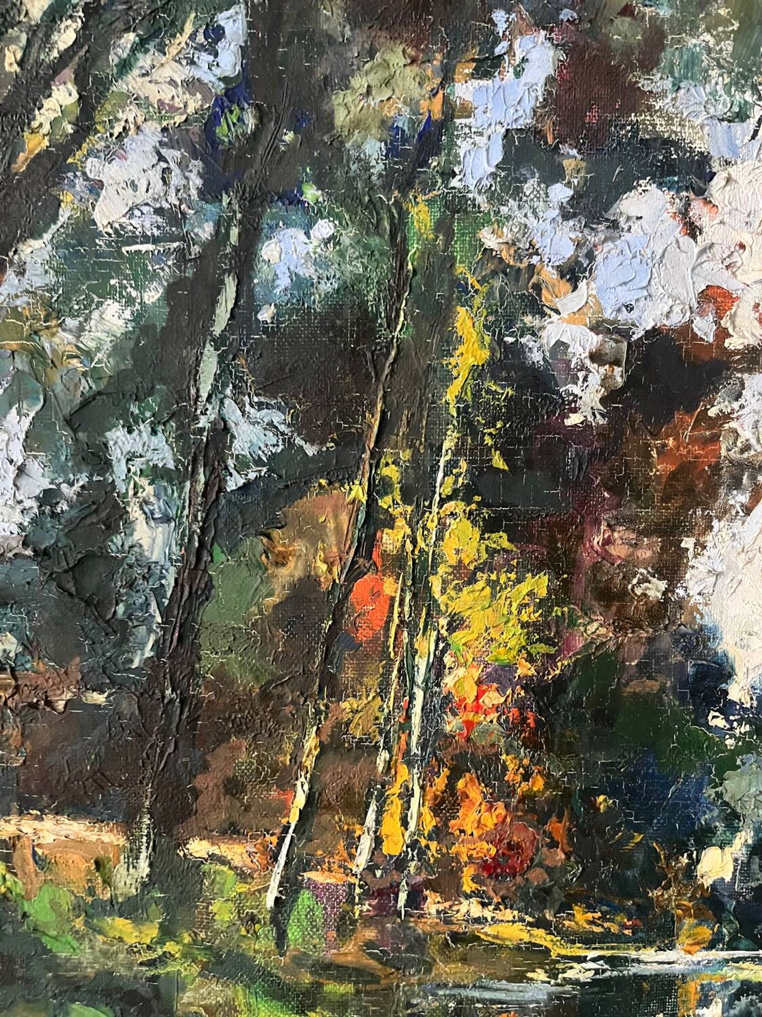 La  Cure rivière, technique couteau signé Robert Falcucci (1900-1989)