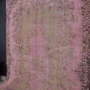Tapis turc Oushak rose