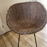 Wicker/rattan armchair