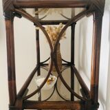 Rattan bamboo floor