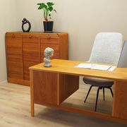 Ash desk, Norwegian design, 1970s, production: Norway