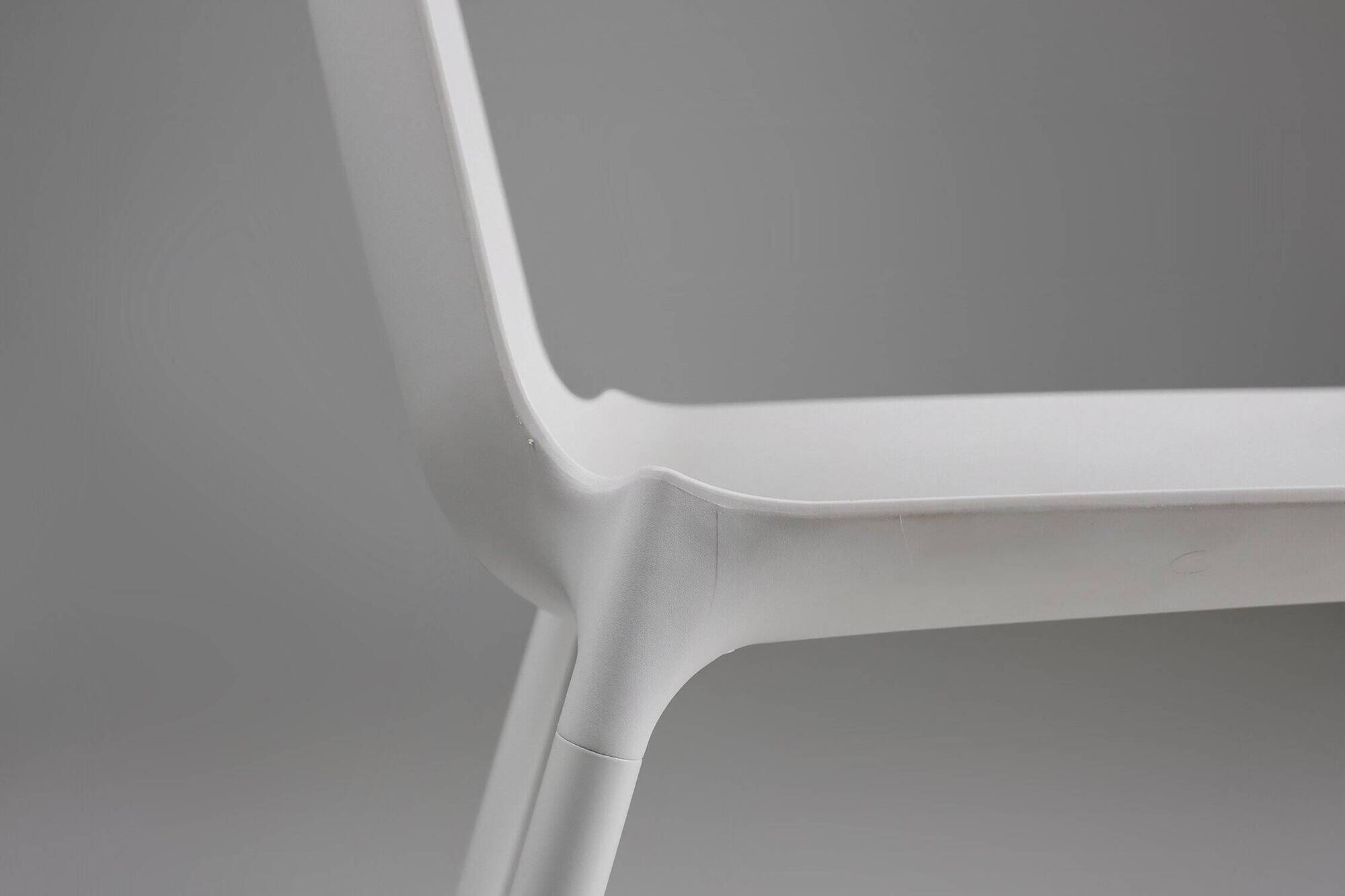 21th Century White Design Chair, Belgium