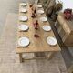 large solid oak farmhouse table