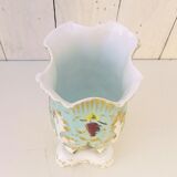 Porcelain vase of Paris gilding and fruit Napoleon III