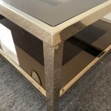 Belgo Chrom fine gold 23ct coffee table from the 70s