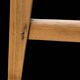 Antique solid wood bar stool – 6.612 kg – 1970s