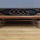 Large chessboard coffee table in mahogany, Jansen style – 2nd half of the 20th century.