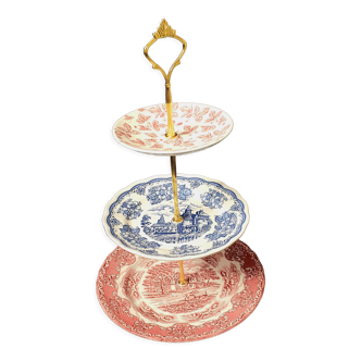Servant, cake display, fruit, aperitif