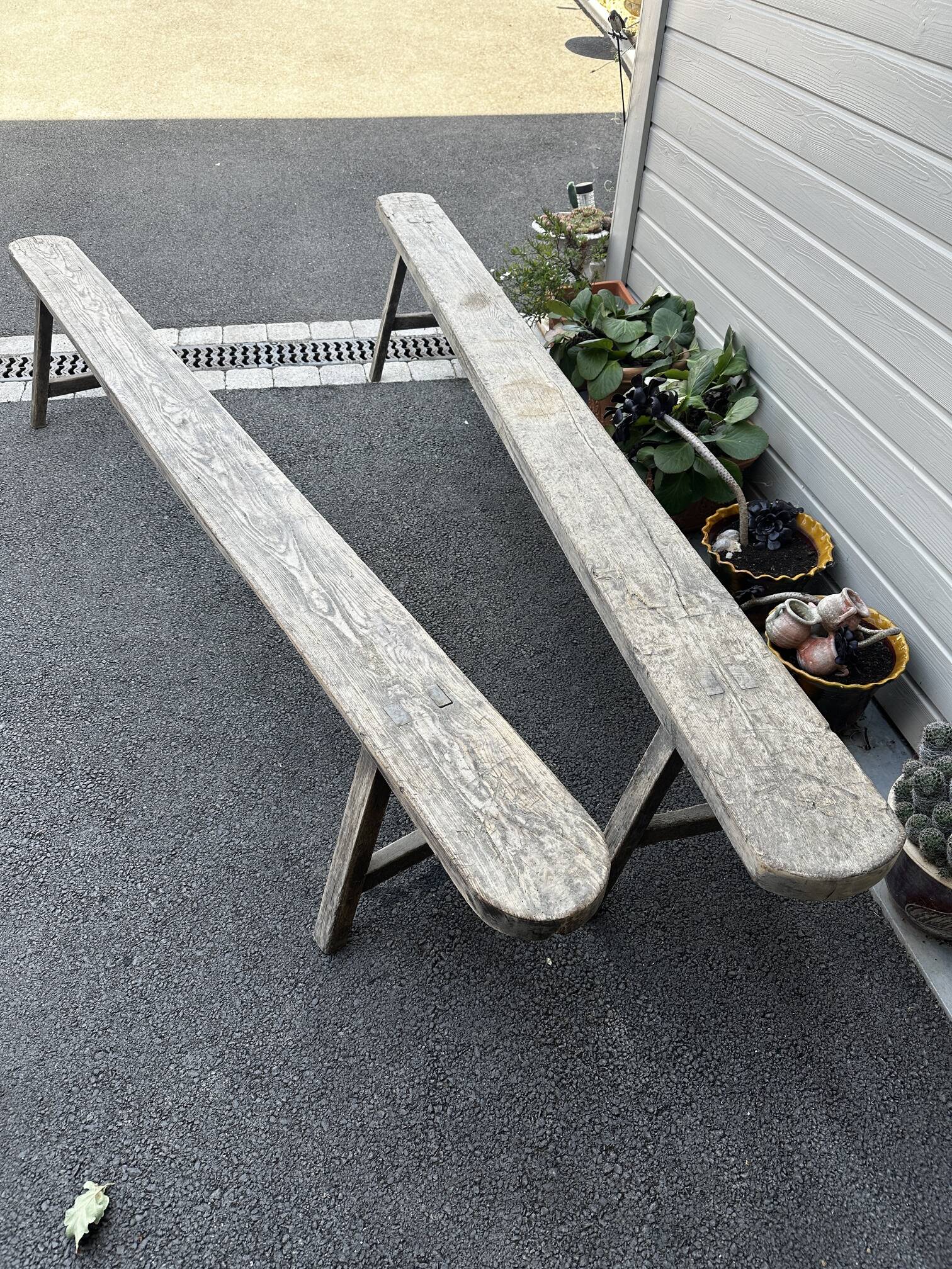 Paire de bancs