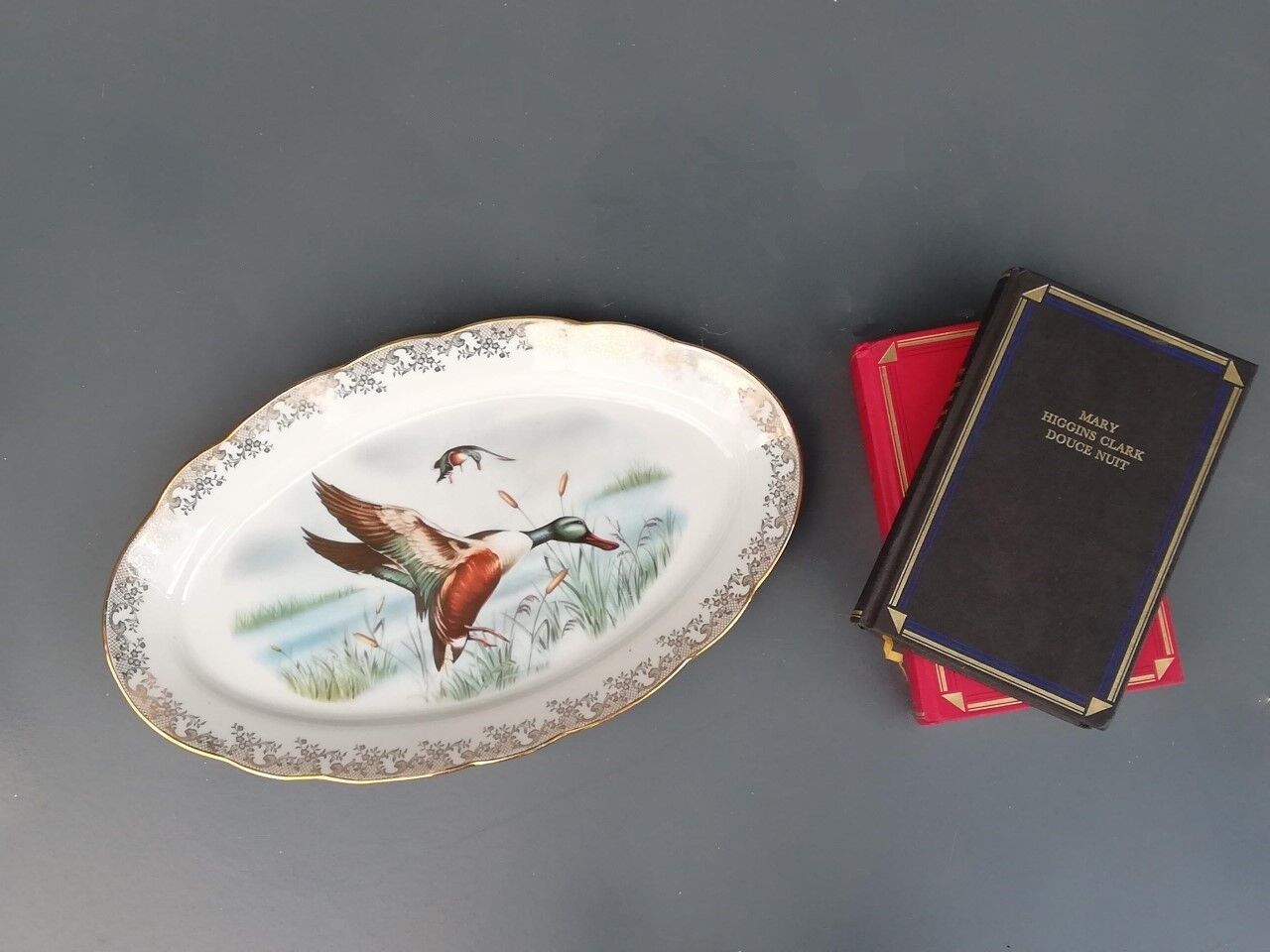 Antique dish in Limoges Porcelain