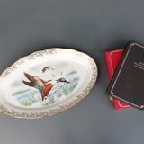 Plat ancien en porcelaine de Limoges