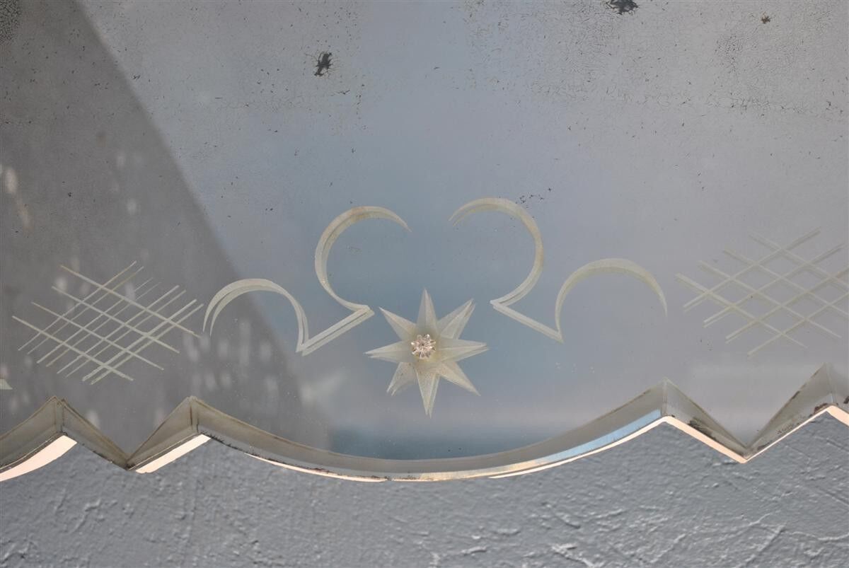 Sand mirror 1940 to frills 71x176cm décor