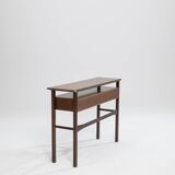 Palisander Scandinavian two-drawer Console, Denmark, 1960s