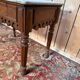 Butcher's block from the Restoration period – Solid wood, marble and brass
