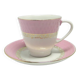 Ensemble tasse et soucoupe Karol, porcelaine, Chodzież, Pologne, années 1970.