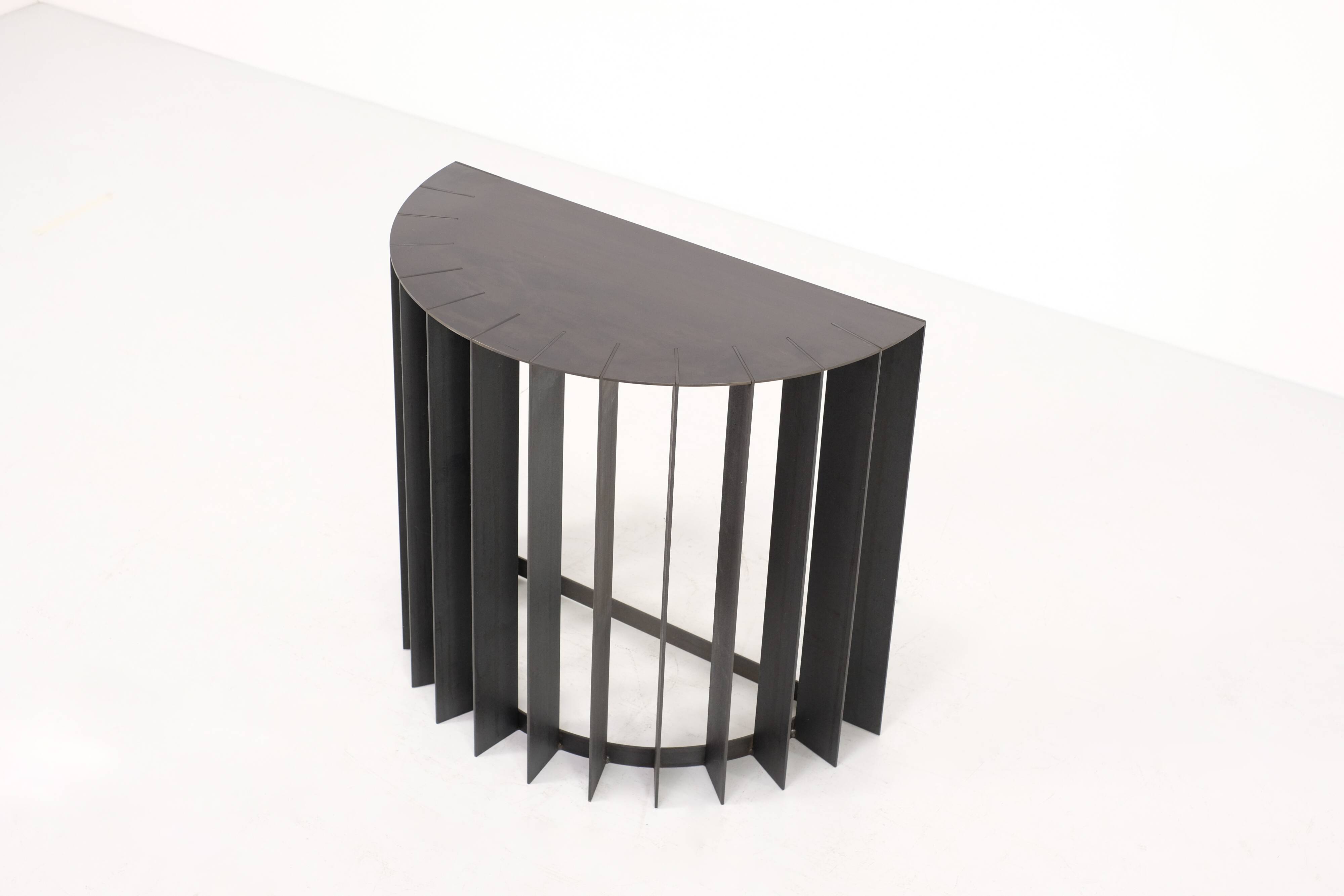 “Blue Moon” console by Franck Robichez for Dritsh, Paris 1980s Dritsh.