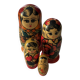 Série 4 poupées Russe ou Matriochka traditionnelles