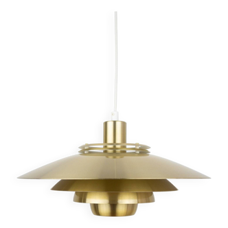 Danish vintage pendant lamp Dania by Kurt Wiborg, Jeka, 1980s