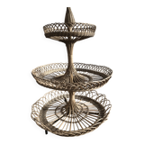 Large wicker display stand