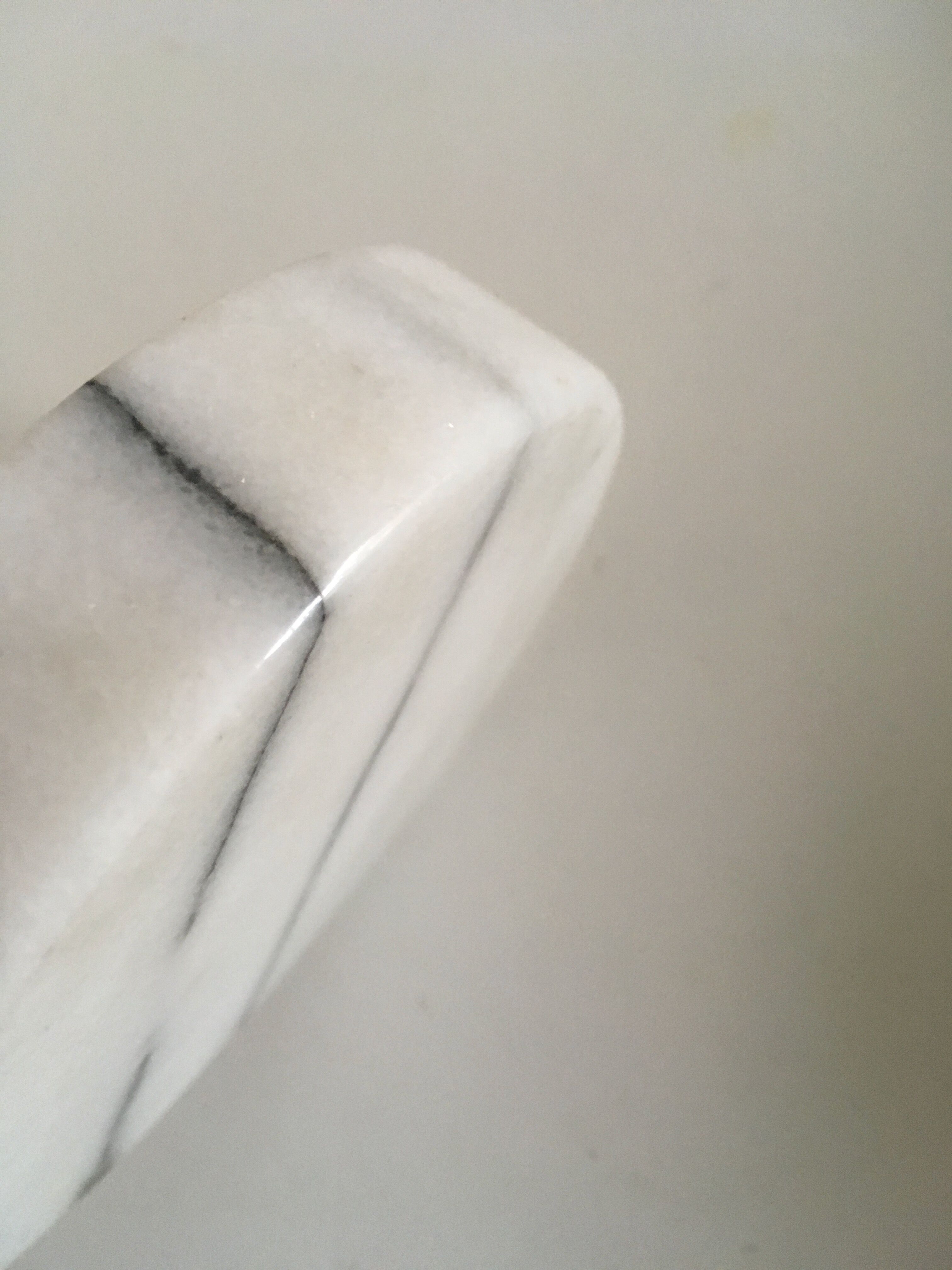 White marble ashtray