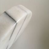 White marble ashtray