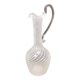 Vase, pichet en verre de Murano avec cannes blanches et transparentes, Italie