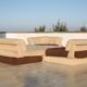 Modular sofa Mah Jong, Hans Hopfer, France, 1971. Roche Bobois Edition.