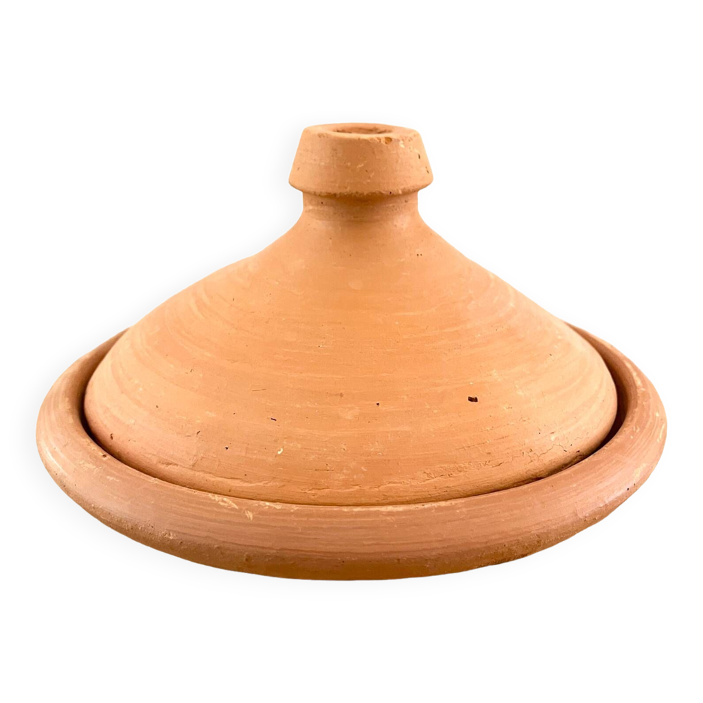 Tajine en terre émaillé, coucous marocain, tajine poulet