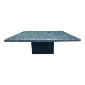 Table basse vintage en - granit