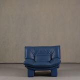 Nicoletti Salotti post-modern leather sofa, Italy 1980’s