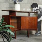 Scandinavian teak bar by Turnidge England 1960s
