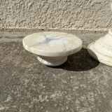 Luminous marble column
