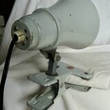 Philips industrial design clamp workshop lamp vintage reading light 1960