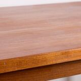 Danish extendable teak dining table by Henning Kjaernulf for Vejle Stole 1960.