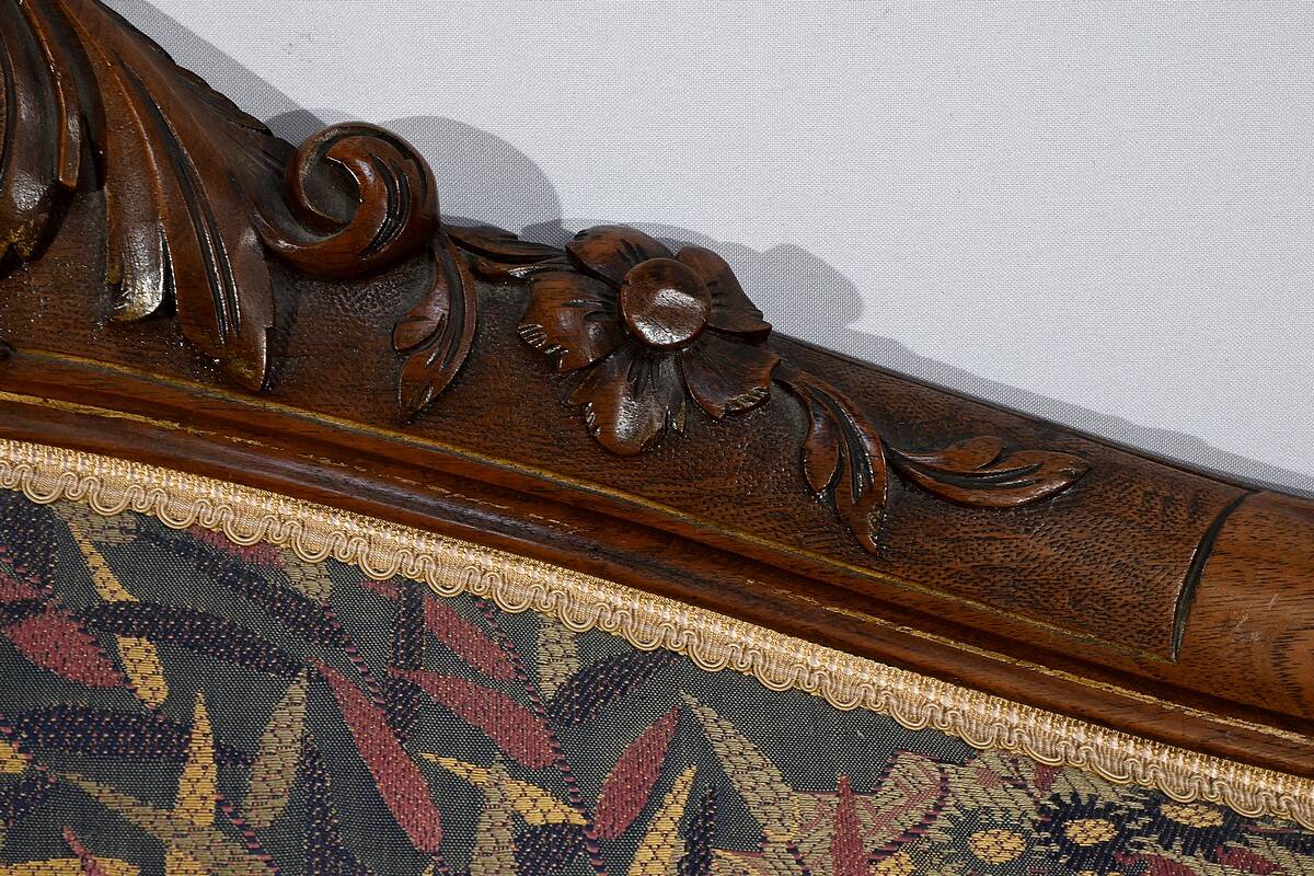 Louis XV style living room in walnut – 1920