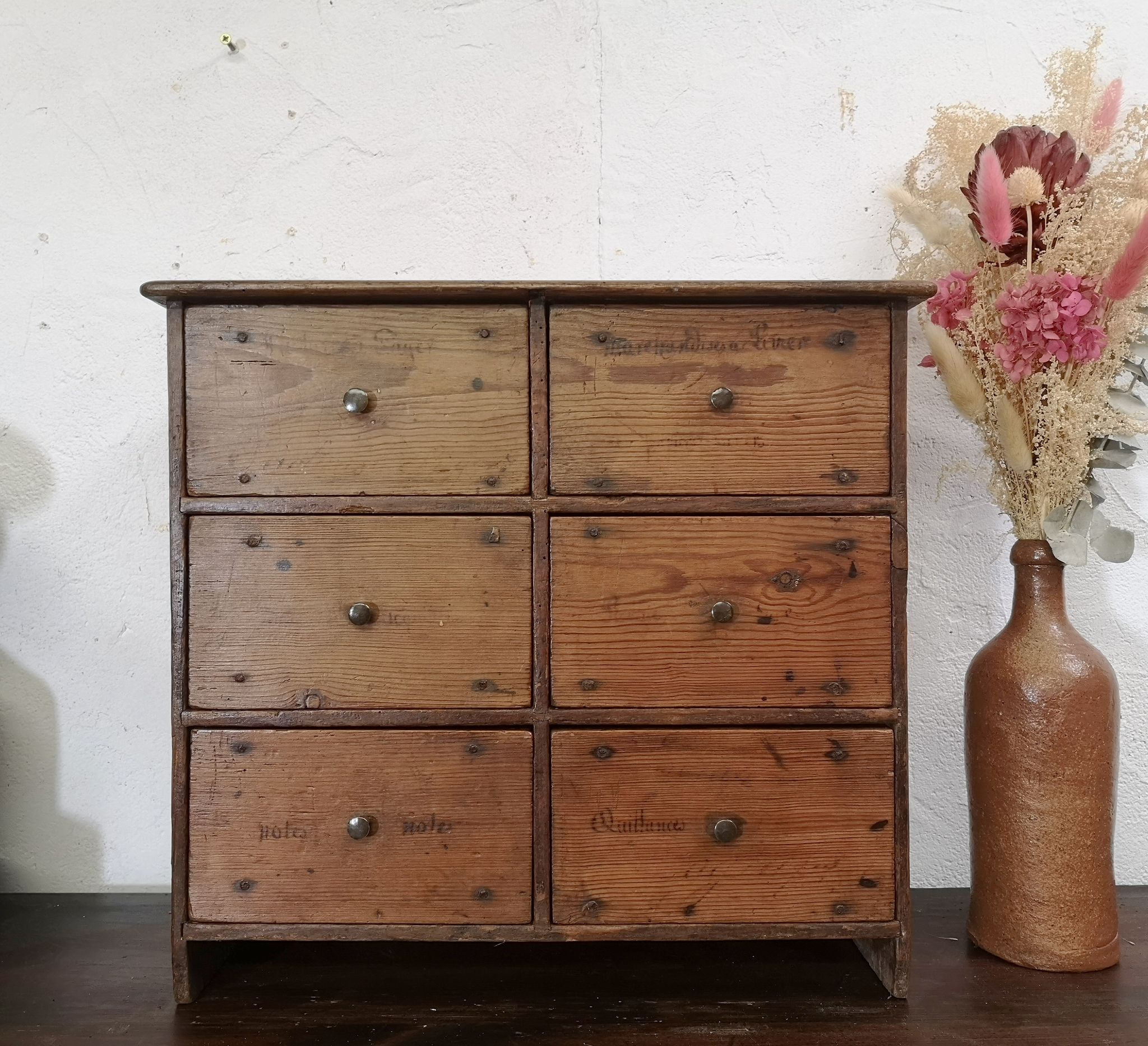 Old cabinet drawer 20-30s loom wood workshop
