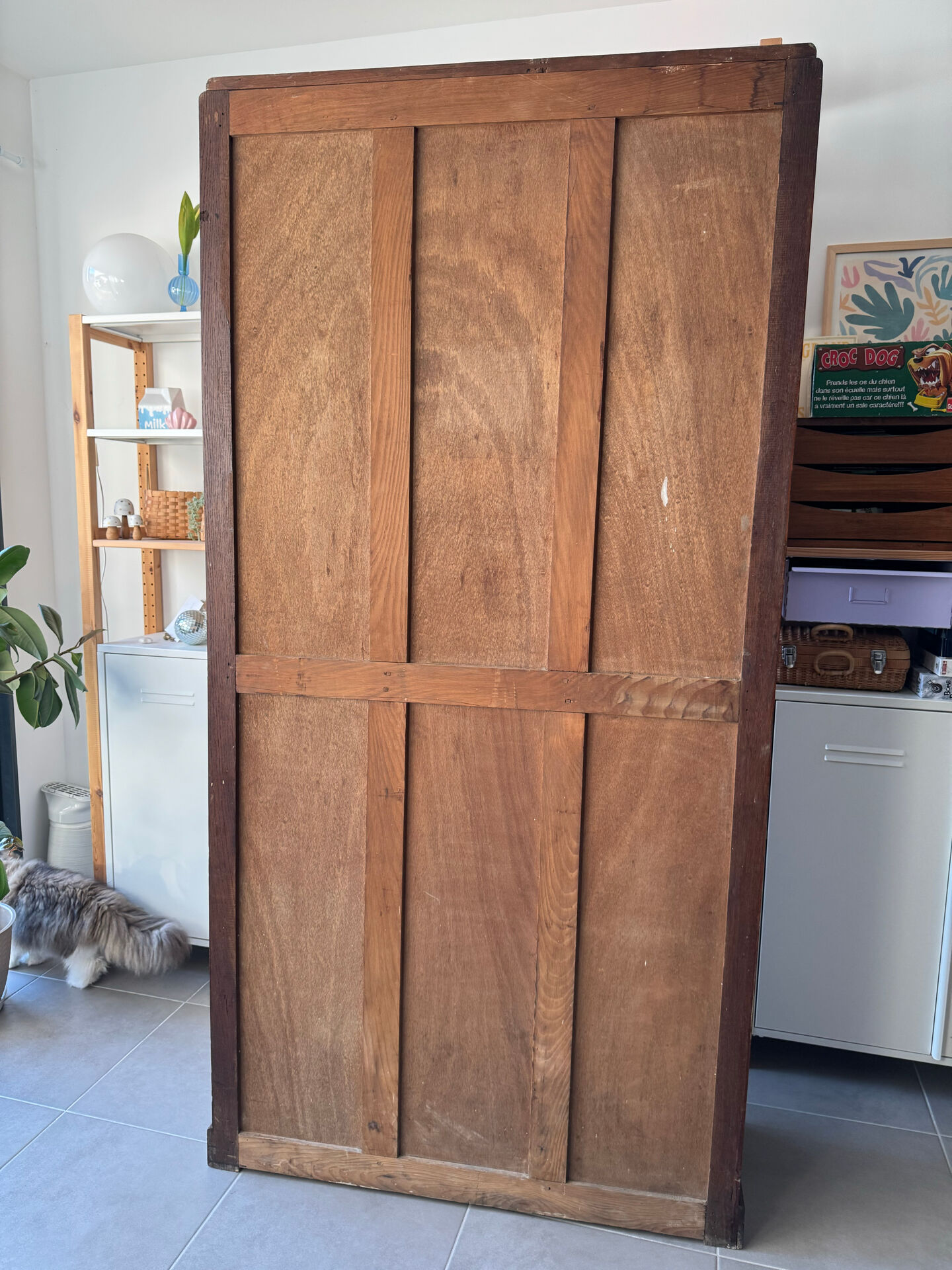 Old glass cabinet, vintage bookshelf, display case, cabinet, pharmacy.