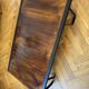 Industrial coffee table type SNCF pallet