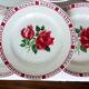 6 flat plates of Digoin Sarreguemines model Saverne